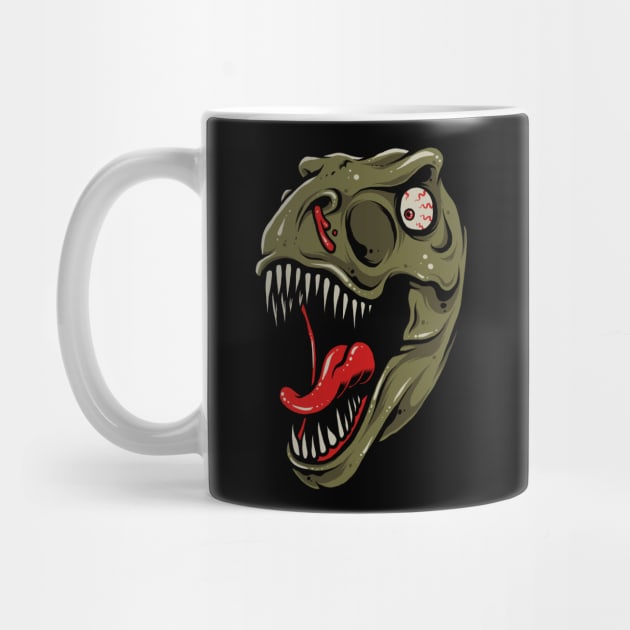 Scary Dinosaur by CyberpunkTees